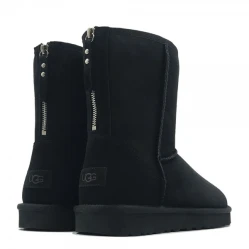 UGG Mens Classic Short Zip II Black