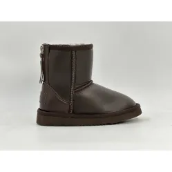 UGG Kids Zip Metallic Chocolate